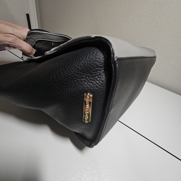 Vince Camuto - Satchel Black, Burgundy, and Grey leather - Picture 10 of 11